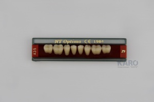 Зубы Optima, цвет A3,5, 3-х слойные, нижние боковые, 8шт, TOROS DENTAL